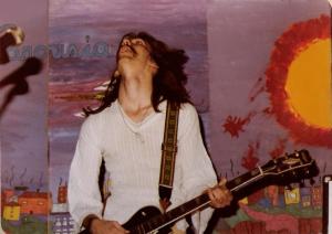 Garth Huels and the infamous black Halifax Guitar - McVan's Nov. 22, 1978
