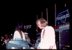 Eric Scheda with Parousia; Riverside park - July 1981