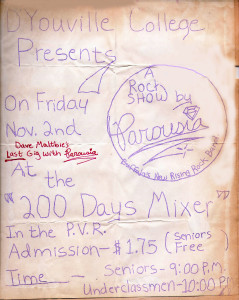 D'Youville College 320 Porter Ave Buffalo, NY - '200 days Mixer' November 22nd, 1979