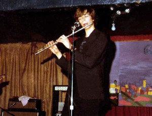 Patt Connolly - The flutist flaunting his flute McVan's - Nov. 1978