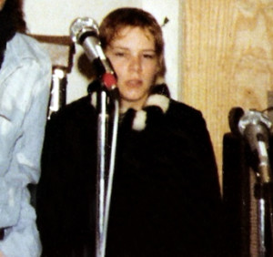 Kim Watt's at rehearsal - Keith Gregor's Music Mall - March 1980