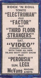 Mc Vans Saturday, August 9th 1980 Buffalo Evening News 'Gusto' advert