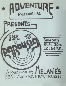 Parousia Melanies Flyer 07.20.1980