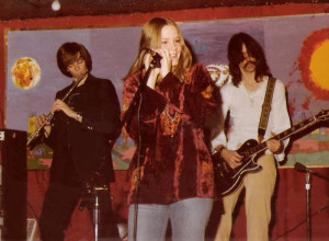 Kim Watts & the center line up of Parousia - Nov. 1978