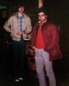 P. Connolly & B. Cannizzaro at "the Texas" bar - Feb. 1982
