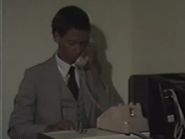 Robert Lowden - Keep Running music video 1984 - "The phone rang but no one is there..."