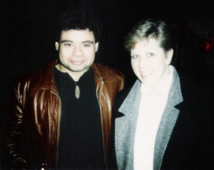 Barry Cannizzaro & friend at Broadway Joe's, Feb. 1986