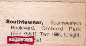 Southtowner, Satrurday Oct 11, 1980