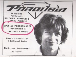 Buffalo Backstage ad December 1981