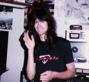 Garth Huels in studio at Filippone Sound - July 1985