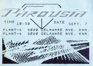 Invite Card- Plant 6_'Art & Science'- 09.07.1985