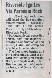 Riverside Review Promo -Riverside Park -June 1984