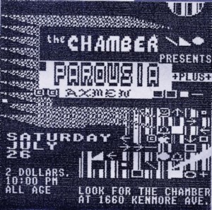 Invite card - the CHAMBER 07.26.1986_v2