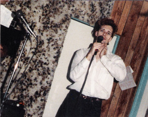 Patt Connolly at rehearsal - Feb 1988 - Tuloarosa Ave, Silver Lake, CA