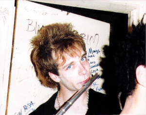 Patt Connolly, backstage at the Palomino, N. Hollywood, CA - June 8, 1988