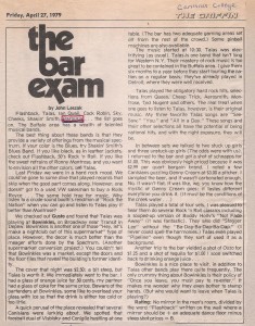Review- Canisius College, 'The Griffin' Friday April 27, 1979