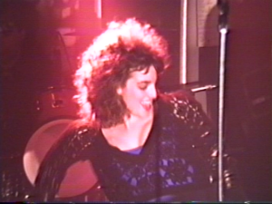 Claudine Regian at the FM station 03.03.1991