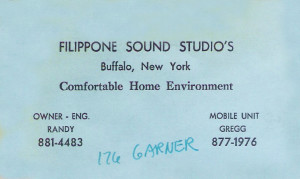 Filippone Sound Studios 1980