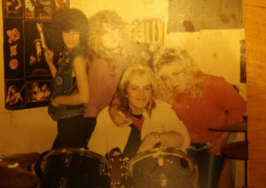 Flashback to my rockband days..... — with Amy Maciocha-Pepin and Jennifer Biondo