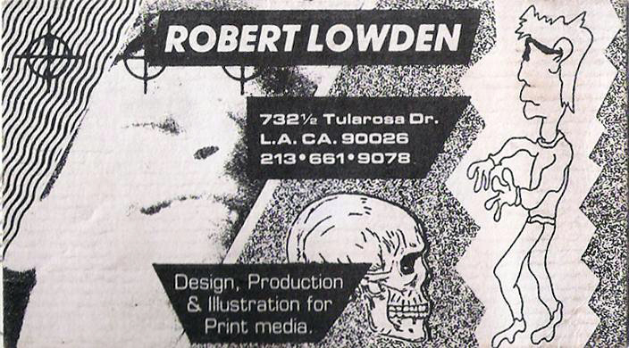 Robert Lowden – professional digital graphic artist