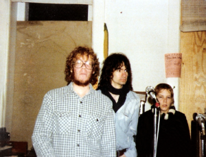 Parousia with hair by Santangelo's - Eric, Garth & Kim - Music Mall - March 1980