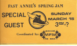 Fast Annies Spring Jam