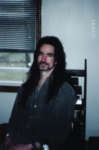 Garth Huels at Gregg Filippone's house in Clarence, NY; 1997