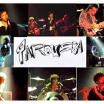 The band Parousia 1990: P. Connolly, D. Taft, G. Lee, M. Leggett and G. Cannizzaro